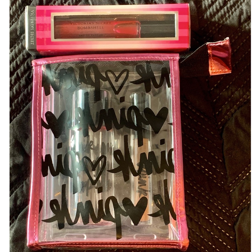 VS Bombshell rollerball and Pink mist&lipgloss